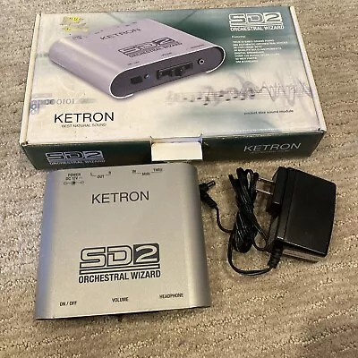 Ketron SD2 Orchestral Wizard Midi Sound Module Good Working Condition • $199.99