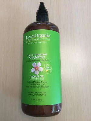 Dermorganic  Hydrating Shampoo With Argan Oil 33.8 Oz. Color Safe • $25.95