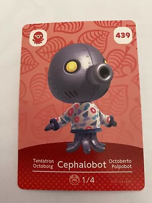 439 CEPHALOBOT Animal Crossing Amiibo Card  Authentic ACNH • $5.50