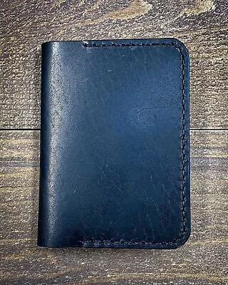 Pocket Notebook Leather Refillable Mini Composition Book Cover Notepad Handmade • $29.74