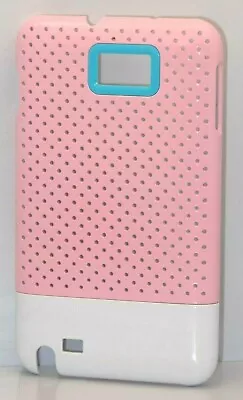 For Samsung Galaxy Note 1 Note I N7000 I9220 Slid In Perforated Case Green White • $8.60