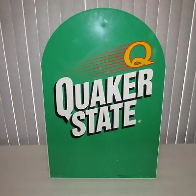 Quaker State Motor Oil SIGN Double Sided  Street Talker Stout Industries  Metal • $115