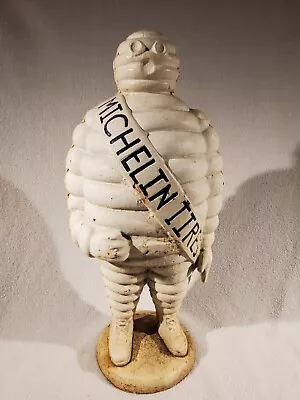 Vtg 1940s Bibendum Michelin Man Cast Iron Statue Tire Store Display Advertising • $1800