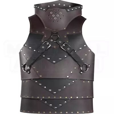 Medieval Leather Breastplate Dark Lord Torso And Gorget • $189.90