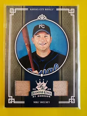 2005 Diamond Kings Materials Framed Silver Bat-Bat #111 Mike Sweeney 35/100 -KCR • $0.99