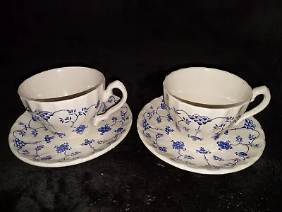 2 Finlandia By Myott Staffordshire England Tea Coffee Cup & Saucers Vintage 1982 • $14.99