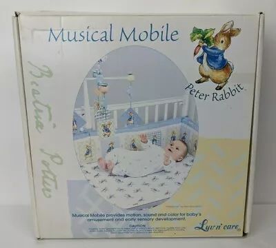 Vintage NIOB Luv N' Care Peter Rabbit Musical Mobile Beatrix Potter • $35