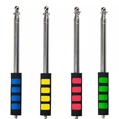 £9.44 • Buy 1.6/2/2.5/3m Telescopic Flag Pole Extendable Portable Handheld Windsock Pointer