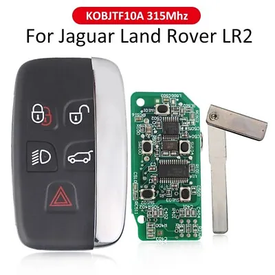 Uncut 5Button SMART REMOTE KEY FOB For Jaguar For Land Rover KOBJTF10A 315 MHz • $26.18