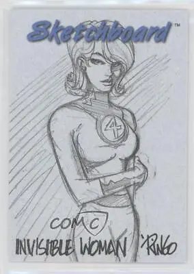 1998 SkyBox Marvel Creators Collection Blue Invisible Woman #13 Sketch 0kg8 • $9.97