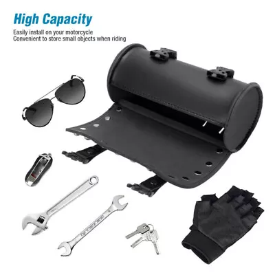 Motorcycle Handlebar Tool Bag Storage For Yamaha V Star 1300 1100 950 650 250 • $12.13