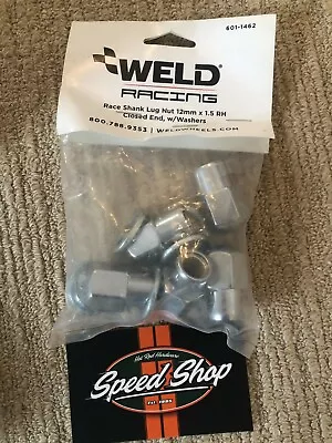 WELD RACING WHEELS 12mm X 1.5 CLOSED END SHANK WHEEL NUTS ALUMASTAR/MAGNUM 5 PK • $40.90