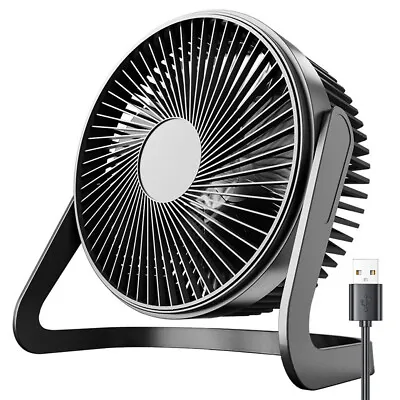 Portable Mini USB Cooling Fan 360° Small Desktop Desk Quiet Computer 4inch • $14.80