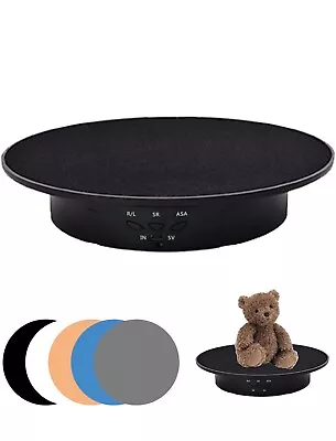Electric Rotating Turntable For Photography 360 Degree Rotating Display Stand • £34