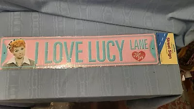 I Love Lucy Tin Street Sign • $19.99