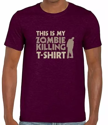 This Is My Zombie Killing T-shirt Adults Tshirt • £9.99