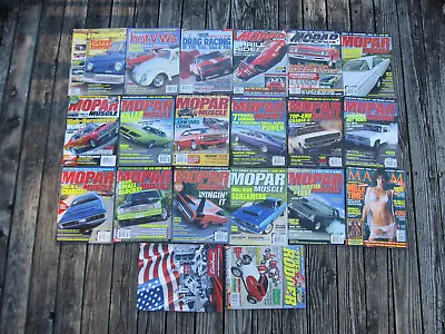 Lot Of 14 MOPAR MUSCLE MOPAR ACTION & Others Mixed Issues! Vintage Used • $39.99