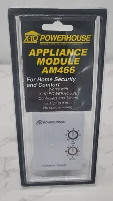 $9.99 • Buy X-10 Powerhouse Appliance Module AM466 3 Pin New And Sealed