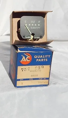 Vintage AC Aircraft Gas Quantity  Indicator Instrument Gauge New In The Box  • $33.64