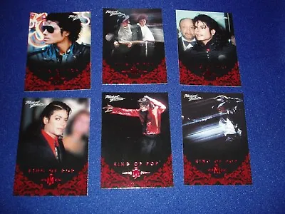  Michael Jackson 2011 Panini 6 Mint Cards & 1 Wrap (G) • $2.75