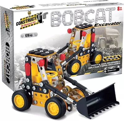 CONSTRUCT IT Bobcat Building Set STEM Education Toy Ages 8+ • $23.56