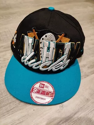 Rare Authentic NHL New Era 9FIRTY Anaheim Mighty Ducks Snapback Hat Cap • $39.99