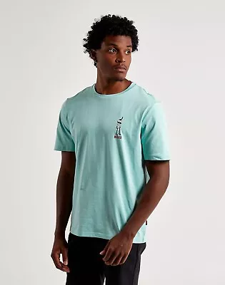 Mens Hugo Boss Cartoon Tee - Large - Mint Green • $19.99