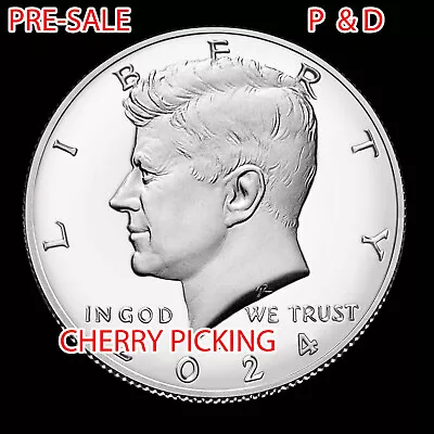 2024 P &D Kennedy Half Dollar 2 Coin Set Uncirculated US Mint *Pre-Sale Apr 23* • $2.95