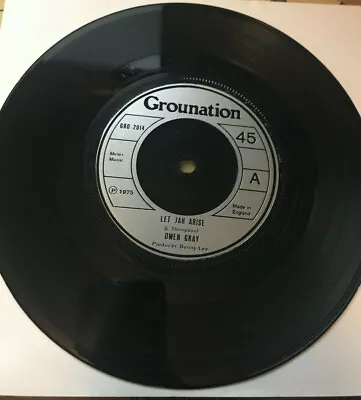 £17.99 • Buy Roots/dub: Owen Gray 'let Jah Arise' Uk Grounation 1975 Ex+ Reggae Double Sider