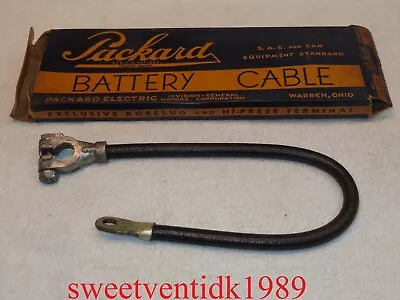 ‘NOS’...Packard Electric  (+) Battery Cable...1930 -1937 Chevrolet Pontiac..etc • $49