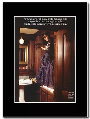 £15.99 • Buy Bjork - London June 1995  - Matted Mounted Magazine Artwork