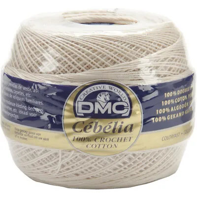 DMC/Cebelia Crochet Cotton Size 20-Ecru 167G 20-ECRU • $12.96