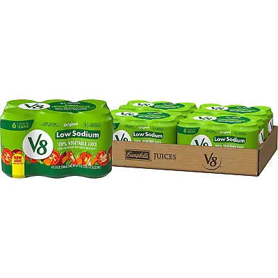 $28.32 • Buy V8 Low Sodium Original 100% Vegetable Juice, Vegetable Blend With Tomato Juice,