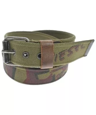 DIESEL Belt KhakixReddish 85 2200414948112 • $91