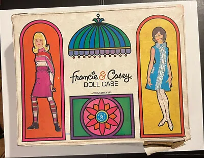 Vintage Barbie FRANCIE & CASEY DOUBLE DOLL CASE 60's • $15