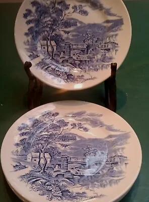 5 Vintage Enoch Wedgewood Countryside Dessert/bread Plates 7”  • $31