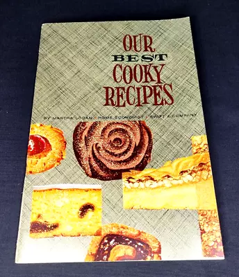 Our Best Cooky Recipes By Martha Logan Swift & Co Cookbook Cookies Vtg 1962 • $15