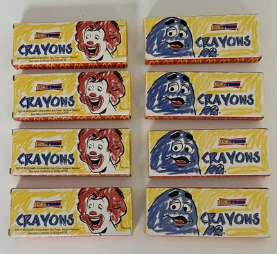 $9 • Buy Vintage Lot Of 8 NEW Boxes McDonalds Crayons 2005