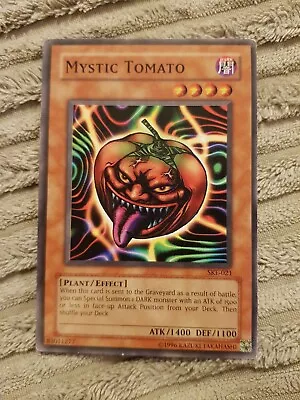1x YuGiOh TCG Mystic Tomato SKE 021 Trading Card Game • £1