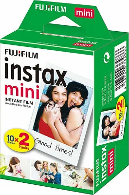 £19.95 • Buy 20 Shots Fuji Instax Mini Film Fujifilm Mini 11 9 8 7s & Mini 90, 50