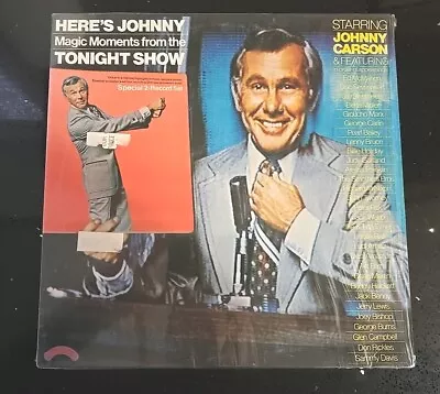 Here's Johnny Magic Moments From The Tonight Show 2 LP Set SPNB 1296 WITH POSTER • $4