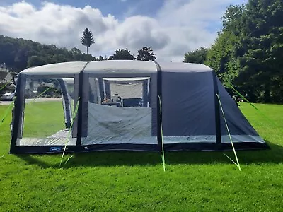 Kampa Hayling 4 Air Pro Tent  Bi-pot Portable Toilet  Larder  + Kitchen Units • £500