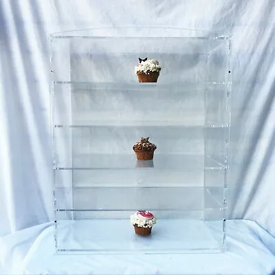 5-Tier Acrylic Bakery Pastry Display Case Cabinet Cakes Donuts Cupcakes Pastries • £123.64