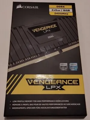 £29 • Buy Corsair Vengeance LPX 16GB (2 X 8GB) DDR4 PC4-19200 2400MHz DIMM C16 Memory Kit