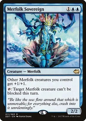 Merfolk Sovereign 11 Rare Duel Decks: Merfolk Vs. Goblins DDT MTG • $1.99