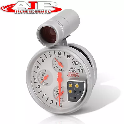 4-In-1 11K RPM 5  Tachometer Water Temp Oil Pressure Gauge + Shift Light For VW • $52.99