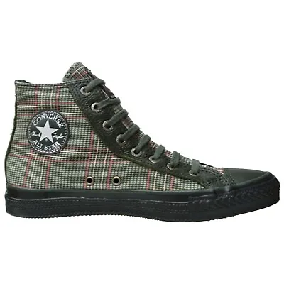 Converse X Hurley Collab Chucks Eu 44 US 10 All Star Green Checkered Plaid 10077 • £145.97