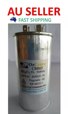 $27.49 • Buy Original CBB65 40uF 450VAC Air Conditioner Compressor Motor Run Capacitor