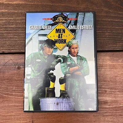 Men At Work 1990 DVD Movie Charlie Sheen Emilio Estevez MGM Comedy • $5.91