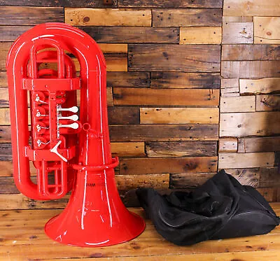 Cool Wind CTU-200 Series 4-Valve BBb Tuba Red DAMAGED • $1069